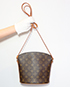 Cross Body Bucket, back view